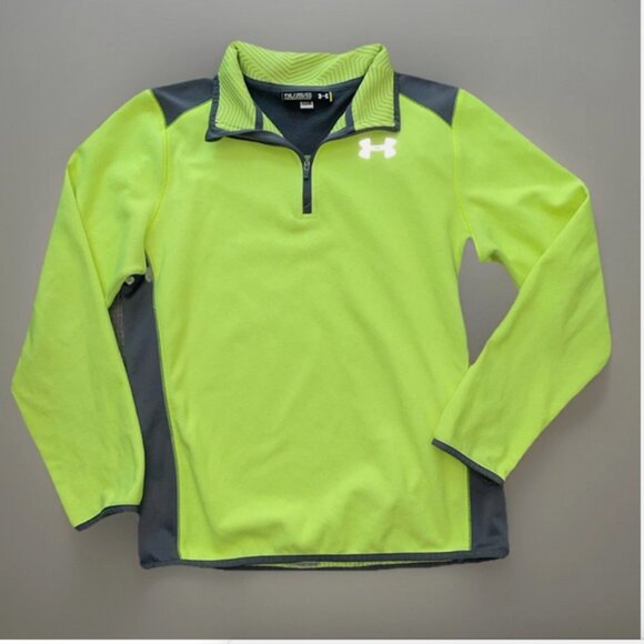 Under Armour Youth XL Fleece 1/4 Zip Pullover Jacket Boys  Girls 18/20 Hunting - Picture 1 of 7